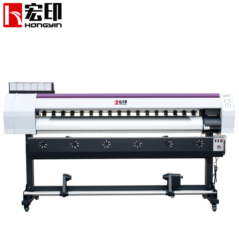 Impresora piezoeléctrica de seis colores de 1,8 metros de alta precisión para interiores y exteriores impresora de pintura decorativa de lienzo de papel de arroz