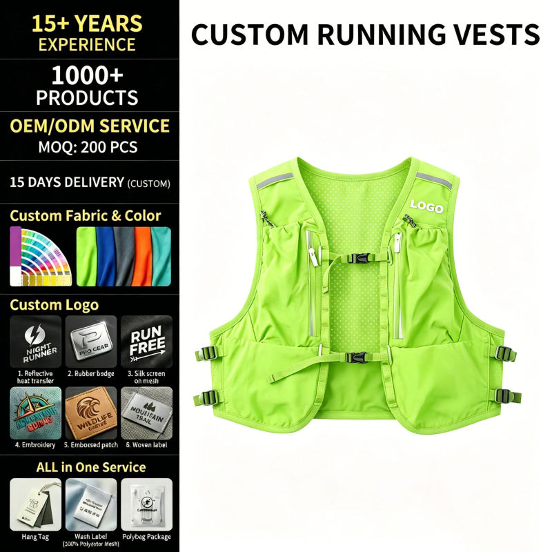 Cross-border exclusive lightweight breathable reflective polyester hydration vest for men and women, suitable for marathon, cycling, hiking, mountaineering, and running Cross-border exclusive lightweight breathable reflective polyester hydration vest for men and women, suitable for marathon, cycling, hiking, mountaineering, and running