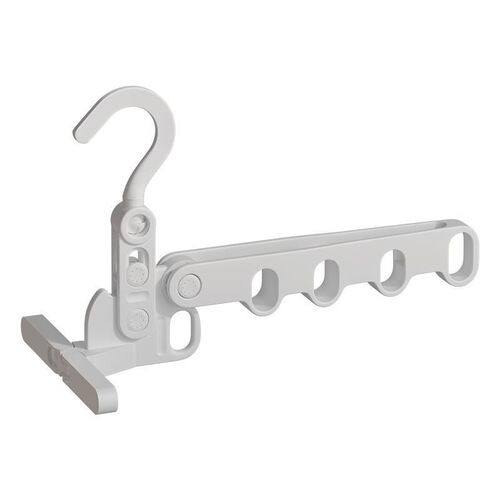 Folding Clothes Rack Portable Travel Hotel Drying Rack Hanger Essential for Business Trips Multi-functional Five-Hole Clothes Rack
