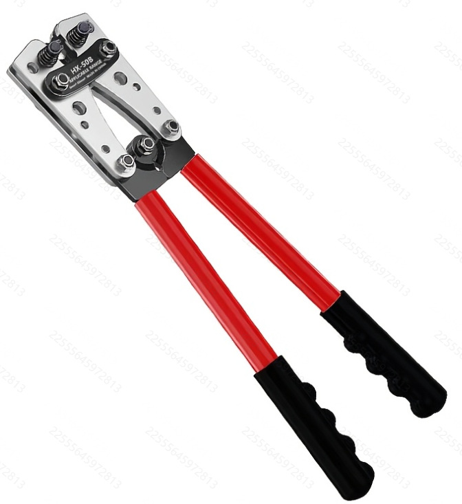 Alicates de engarzamiento grandes que ahorran mano de obra de HX-50B, alicates de terminal de prensado en frío manual para nariz de cobre, alicates de engarzamiento especiales para electricistas