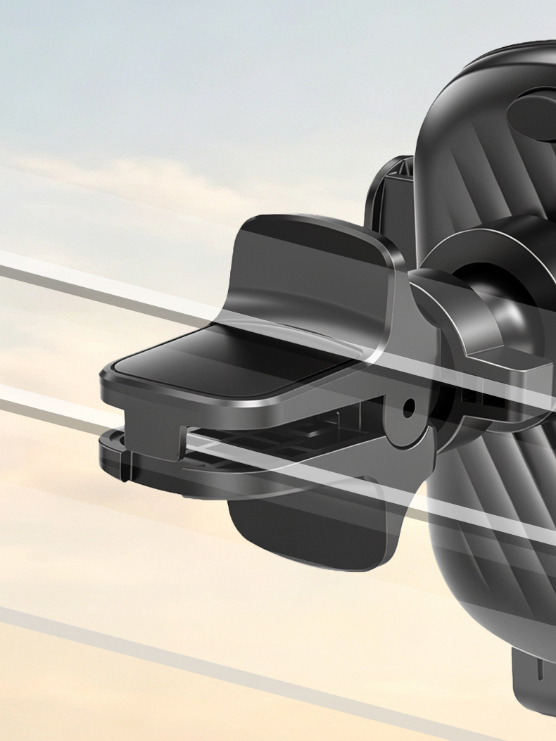 Car Mobile Phone Holder, Car Air Outlet Mobile Phone Navigation Holder, Universal Head Gravity Anti-Shake Mirror Holder
