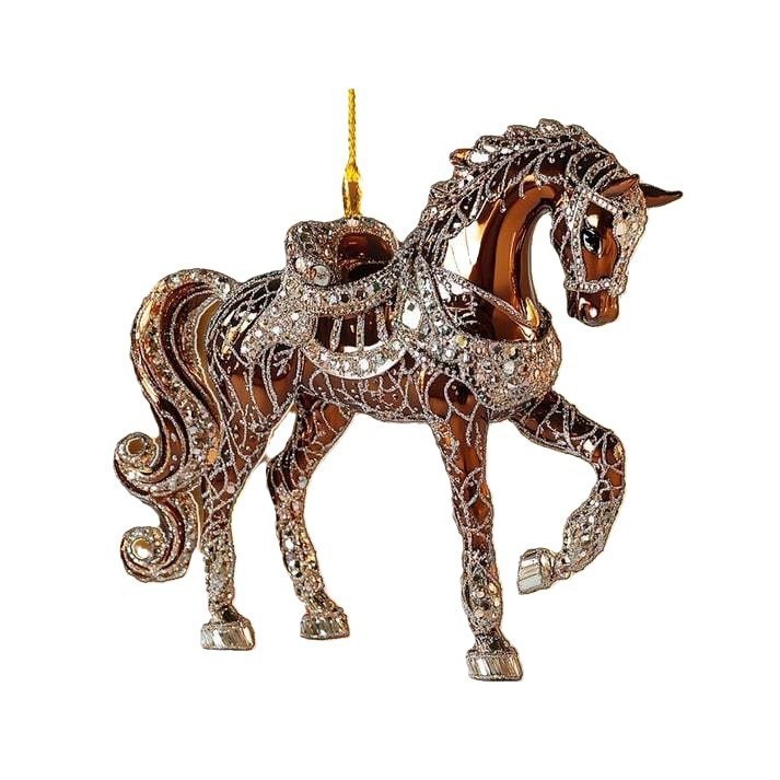 独立駅起爆Ebony Horse Majesty 2dアクリル平面装飾黒檀木駿馬新|undefined