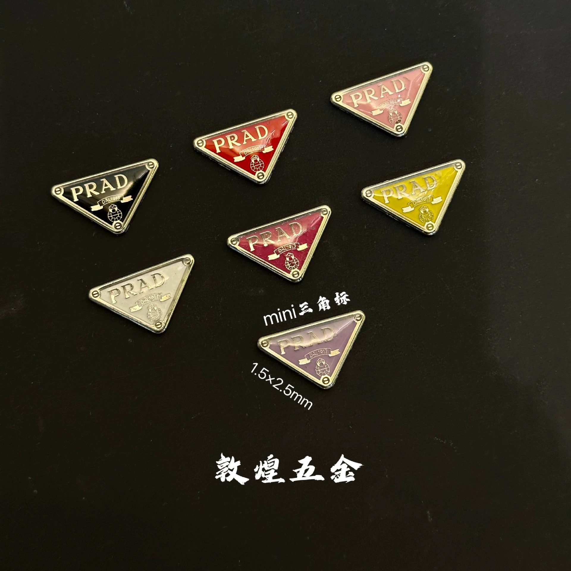 Треугольные мини-аксессуары для волос премиум-класса, заколки, украшения для сумок, аксессуары для одежды, фурнитура разных цветов.