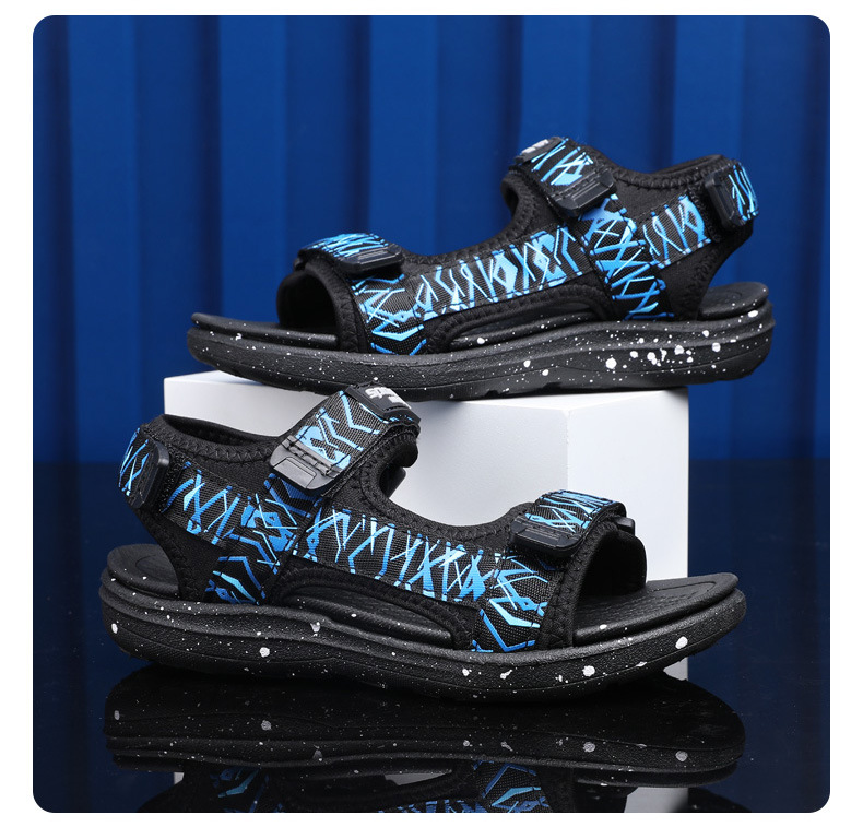 Jongens Sandalen Sport Atletische Sandalen Strand Buitensporten Open Teen Sandaal Slip Comfy Antislip_voghion.com
