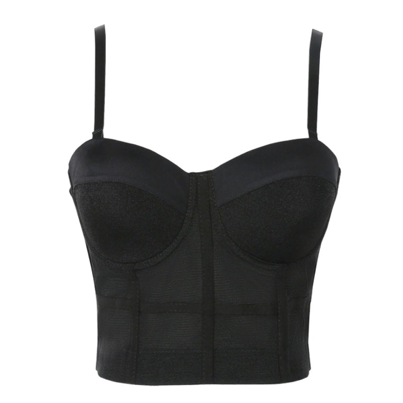 Fishbone corsé camisola desgaste interior sujetador integrado superior belleza espalda tubo superior sexy desgaste interior desgaste exterior corsé ropa interior