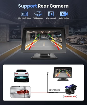 Cross-border dedicated to the DVD Navigation - 7inch-portable-reversing-rear-camera