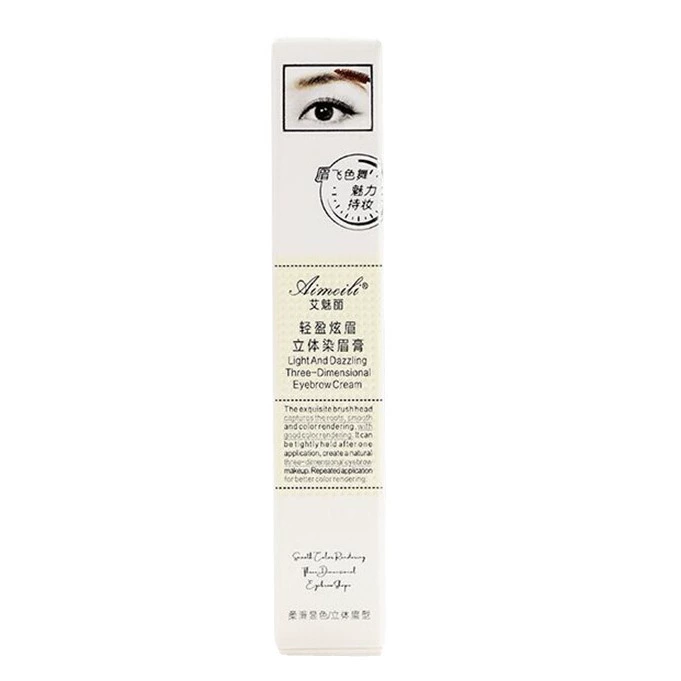 Three dimensional waterproof eyebrow dye, natural style, long-term effect, does not fade
