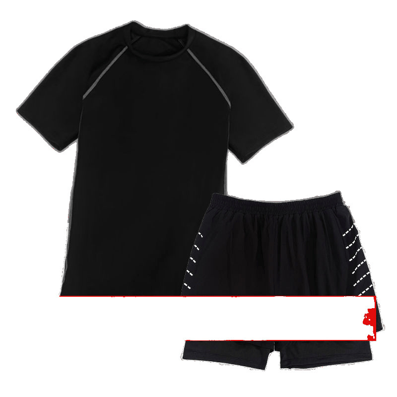 Swimwear, trousers, swimming accessory for adults, double-layer shorts, plus size, loose fit
