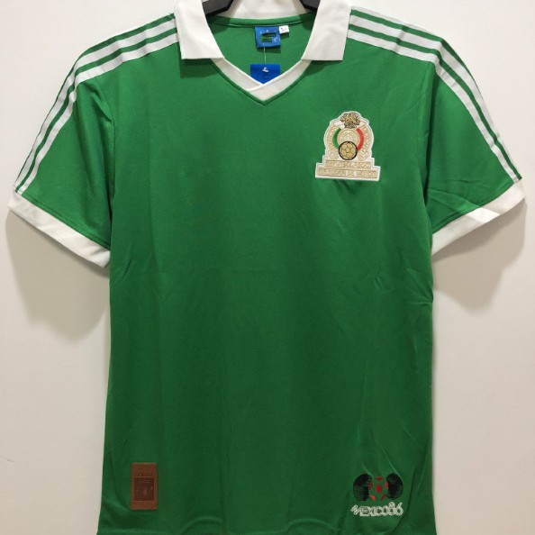 Camiseta de fútbol retro clásica versión nostálgica Brasil España México Alemania Serie transfronteriza Camiseta de una pieza