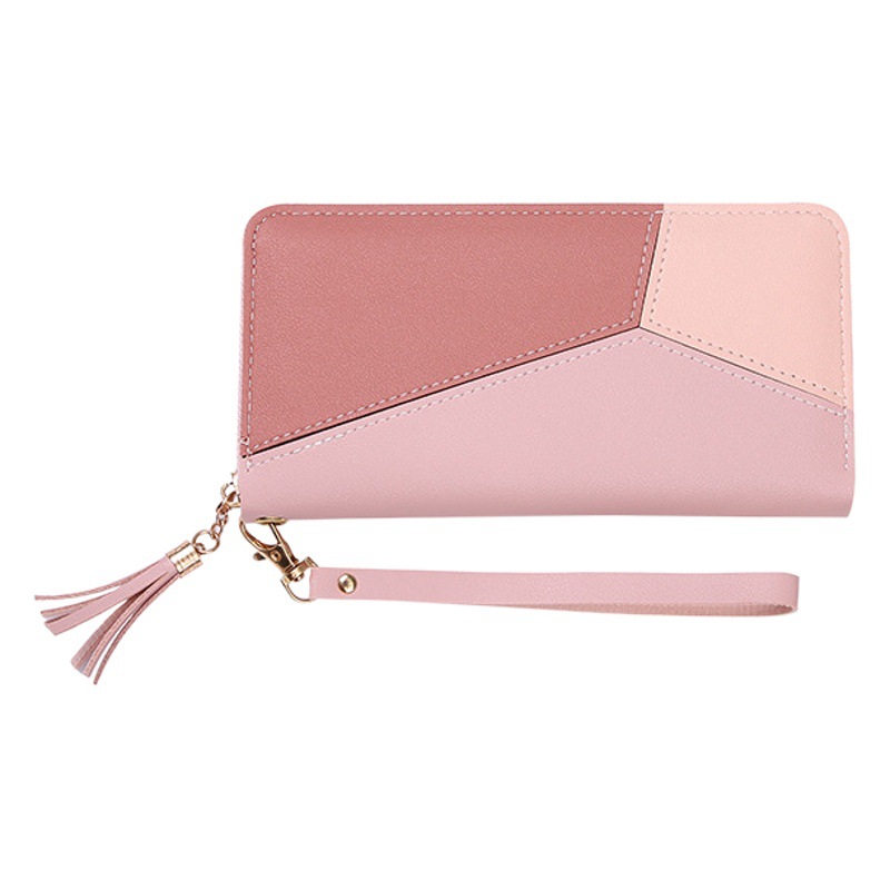 Wallet Women's Long Wallet Mobile Phone Bag Japanese and Korean Version Fashionable Coin Card Holder Simple Fashion Versatile Women's Bag