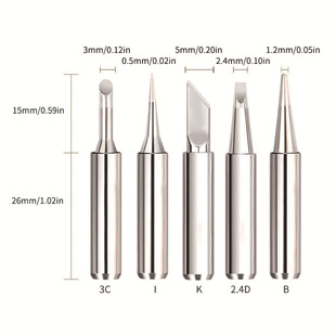 Factory lead-free environmental protection soldering iron tip soldering station soldering iron tip internal heating electric soldering iron tip high temperature resistant easy tin soldering iron tip