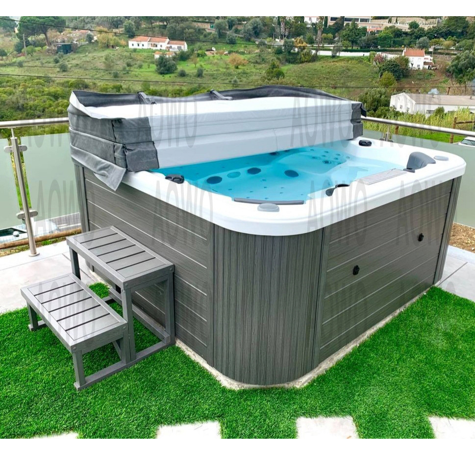 Jacuzzi para 5 personas bañera de masaje acrílica al aire libre spa spa spa piscina villa excursión jardín