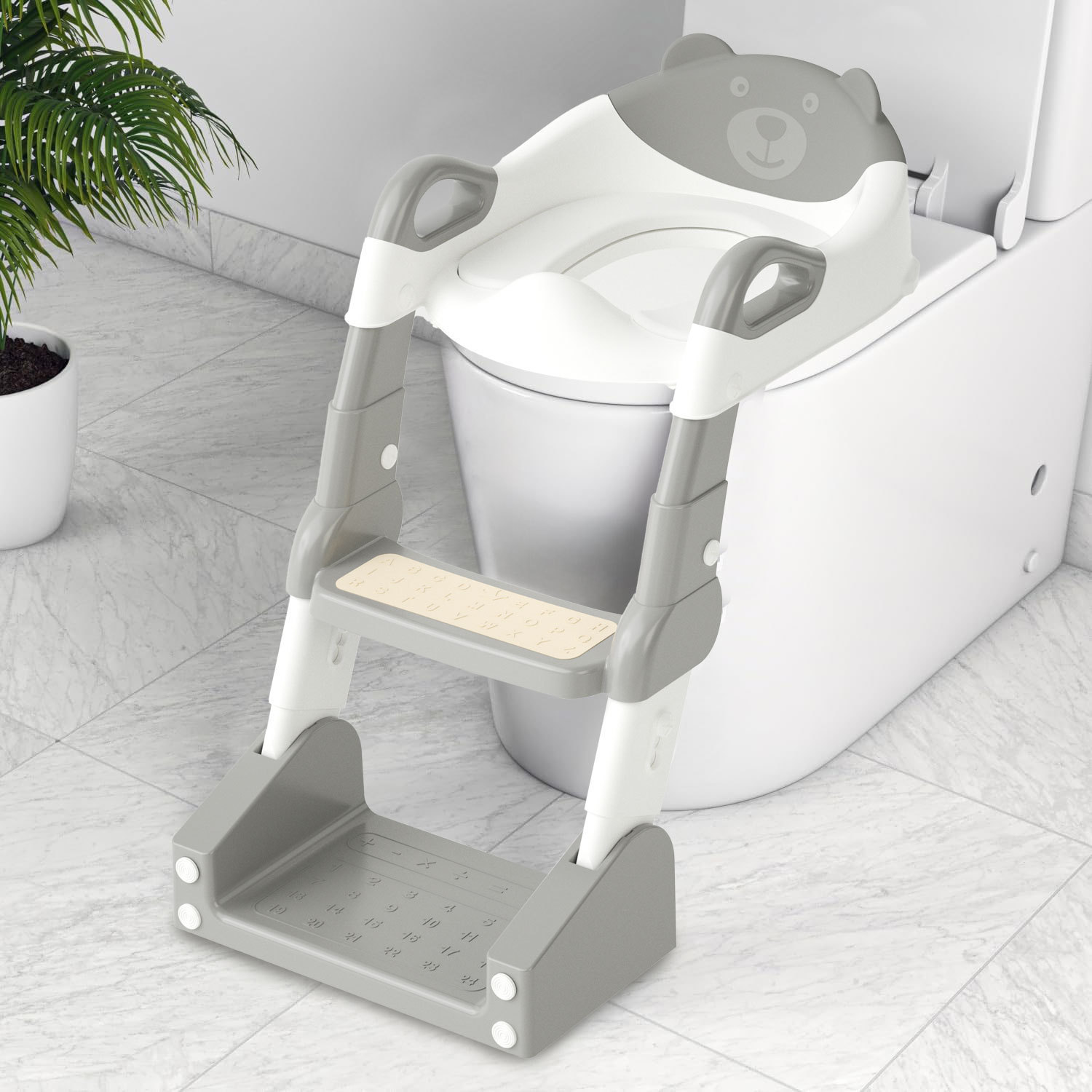 Children's Toilet Multi-Functional Three-In-One Small Toilet Male and Female Baby Potty Folding Ladder Children's Toilet