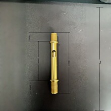 M10双打头杆空心打头直杆/水晶灯吊杆/落地灯/台灯/DIY灯具穿线杆