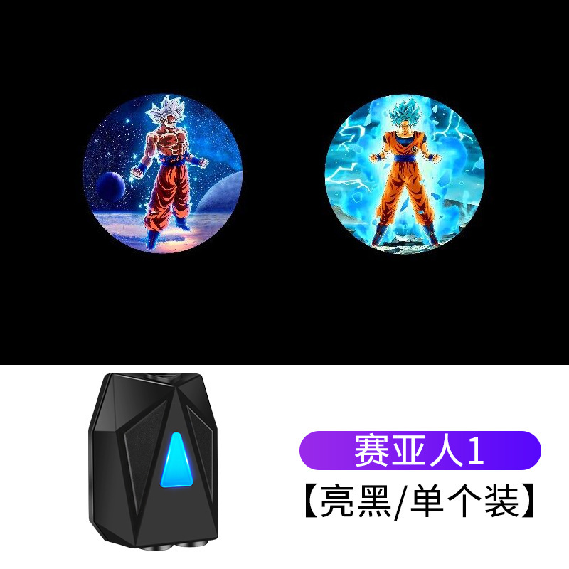 Dinámico Luz de bienvenida coche que lleva coche eléctrico motocicleta proyector de dibujos animados iluminación de la puerta luz del piso luz decorativa de la atmósfera