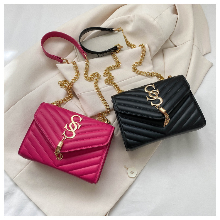 Damen Handtasche Im Western Stil Mit Kette Und Umhängefunktion_voghion.com