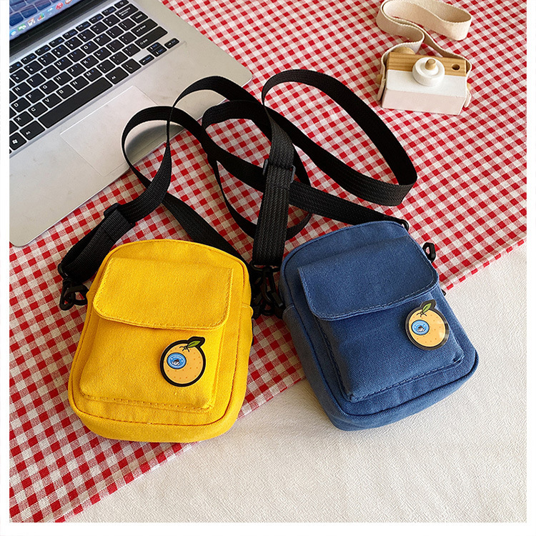 112g Weight Sewing Thread Fashion Element Zipper Closure Type Single Shoulder Strap Strap Type Square Bag Bags Type Casual Occasion Canvas Material Fruit, Solid Color Pattern All Seasons Season Women's Gender Streetwear Style Square Shape Small Size Women's Small Canvas Fruit Solid Color Streetwear Sewing Thread Square Zipper Square Bag 20