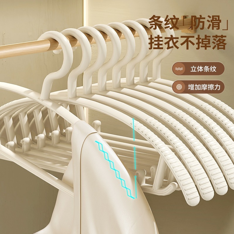 家庭用洋服掛け用ワイドショルダーハンガー5個パック、シームレス、滑り止め、肩角防止、学生服サポート、洋服ハンガー|undefined