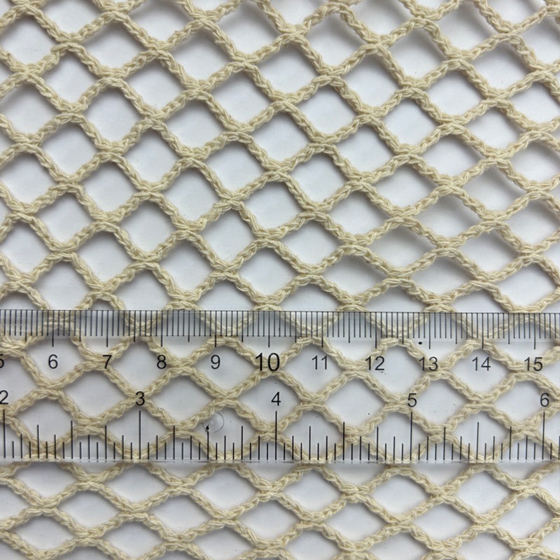 粗犷特色棉麻面料网纱网布拍摄DIY背景布大网眼网孔布料 菱形渔网