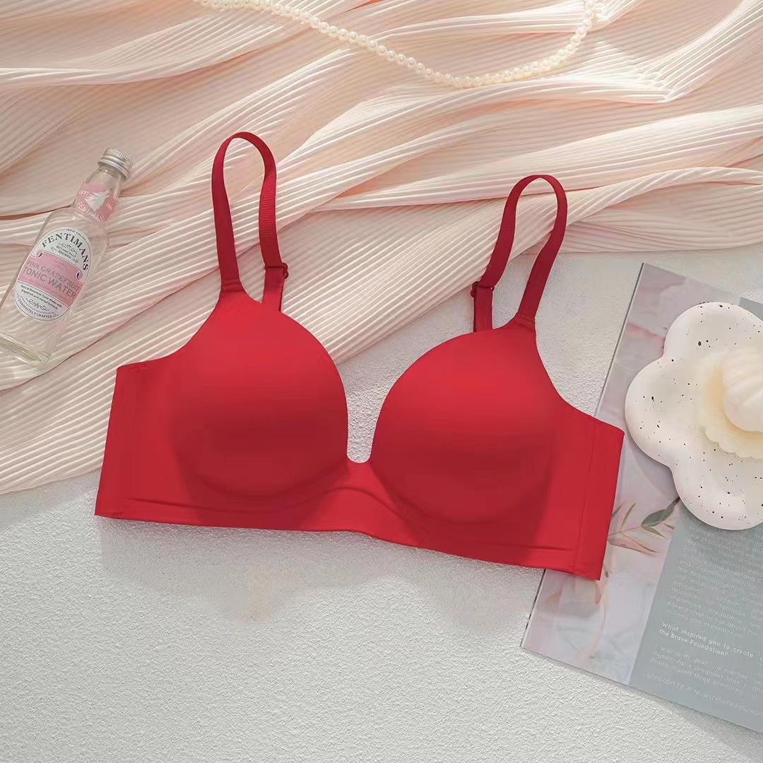 366 expansión exterior engrosada 6CM pequeña ropa interior de pecho de las mujeres empuja hacia arriba el anillo grande no de acero traje de sujetador de adelgazamiento de pecho