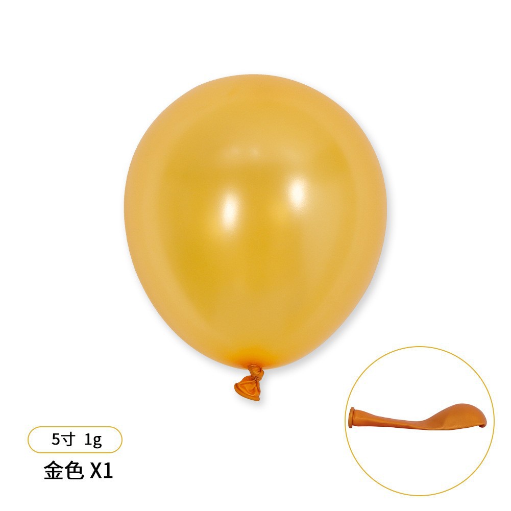 Paquete redondo mate de 5 pulgadas de oro 200/1