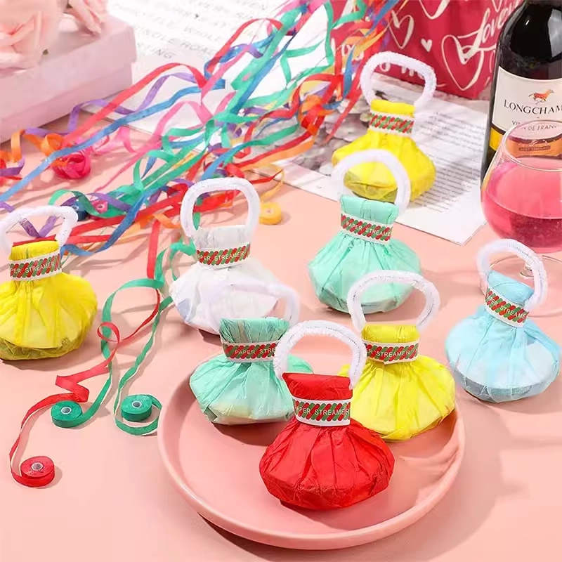 ✅ Wedding Reception, Bride's Hand-Thrown Ribbon Props, Flower Atmosphere, Spider Silk Props, Birthday Ribbon Fireworks