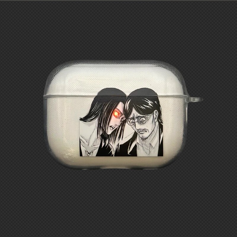 Anime Pair Lights Apple airpods Pro2 Bluetooth Headset Protective Cover airpods4 Generation Creative Transparent Case