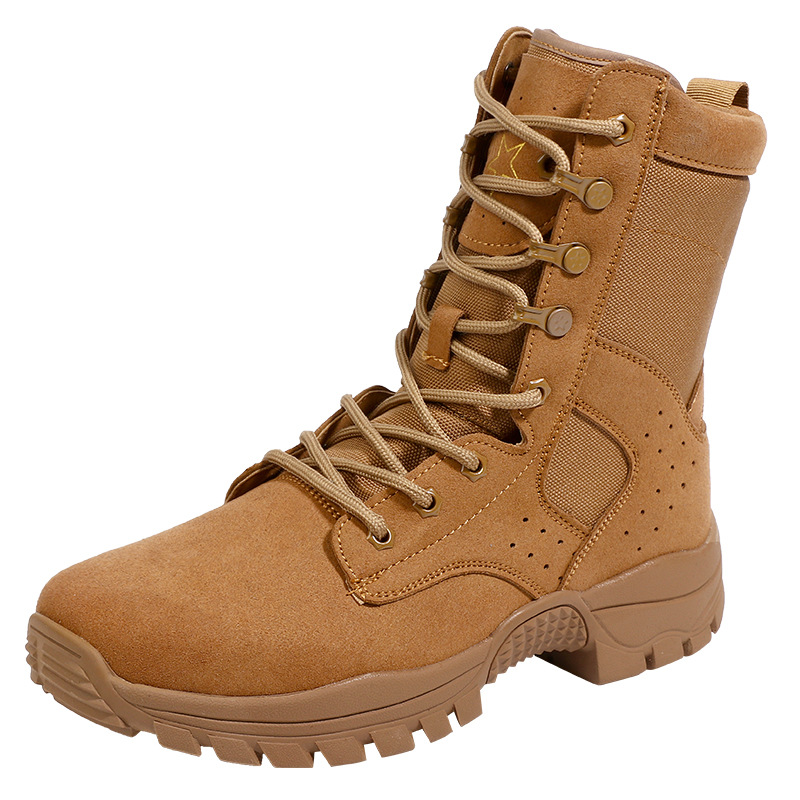 Botas Martin genuinas de invierno, botas de nieve de lana a prueba de frío para hombres, zapatos de senderismo cálidos para hombres, botas de herramientas gruesas, botas de algodón altas