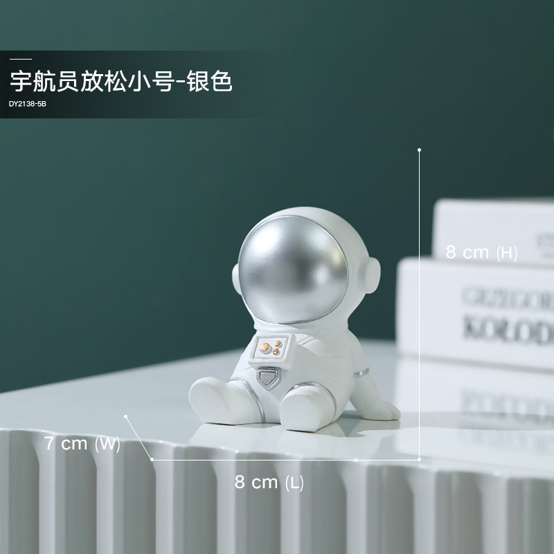 DY2138-5B-Astronauts Relax Small-Silver Silver