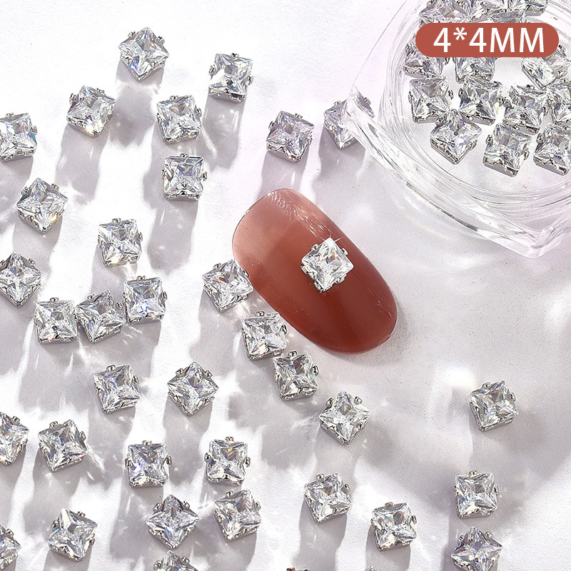 SKU_15_9064#正方4_4mm【10#银】20颗