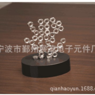磁性雕塑，螺母雕塑，螺丝螺帽雕塑套装桌面摆件，磁铁座