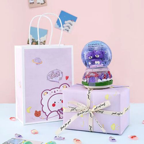 Christmas gift crystal ball music box fairy lights snowflake for boyfriends, girlfriends, classmates, best friends, birthday gifts, decorative ornaments