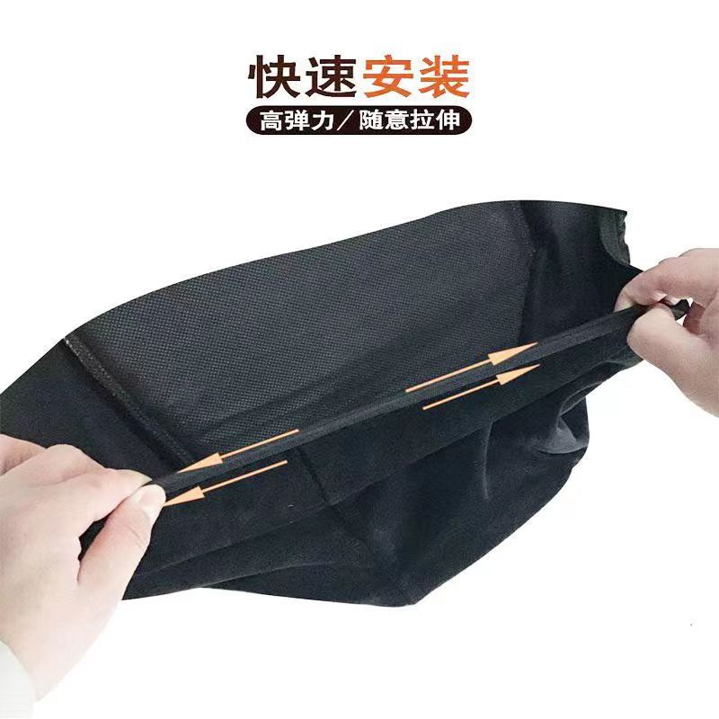 Electric car seat cover thickened fleece-lined motorcycle seat cover autumn and winter warm cotton seat cover battery car seat cover