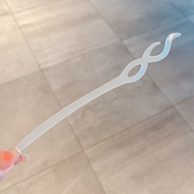 Nuevo estilo chino estilo antiguo horquilla de alta gama simple moderno palillos de madera fresco temperamento Hanfu cheongsam updo horquilla para el cabello para las mujeres