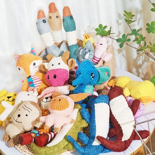 Pet Plush Vocal Toy Dog Dog Toy Yellow Duck Teddy Cross-border Educational Training Dog Doll Bite-resistant Cat Flannel