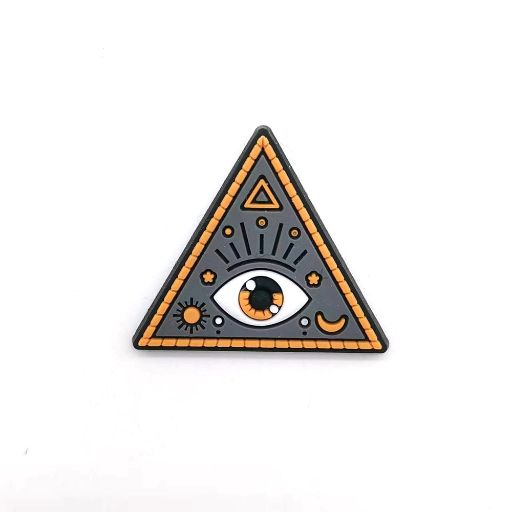 Bruja serie zapatos flor zapato hebilla PVC goma suave dibujos animados hebilla decorativa agujero zapatos pulsera con zapatos de jardín Accesorios