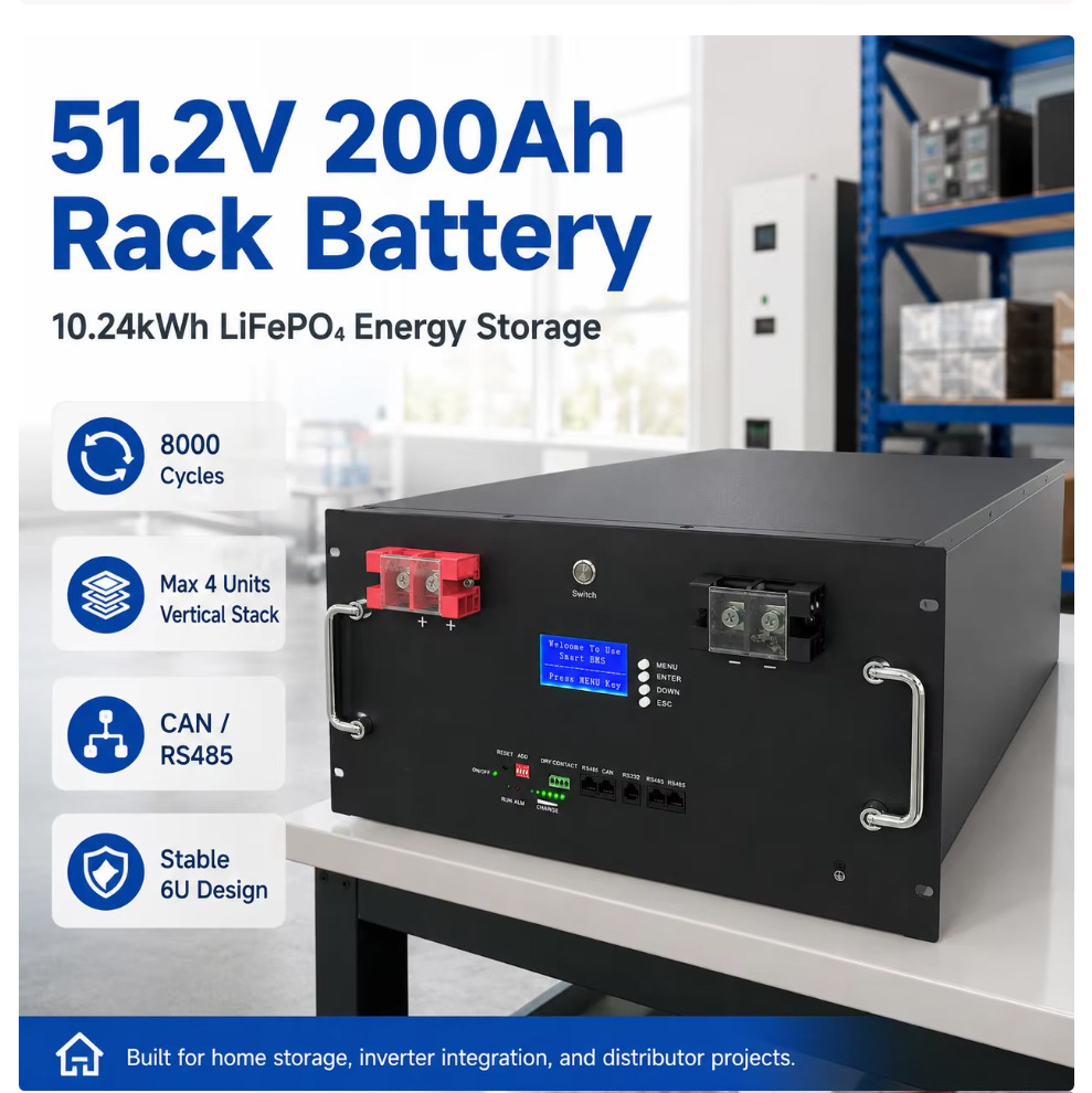 Solar Lithium 10Kwh Battery 200Ah Lithium Cell