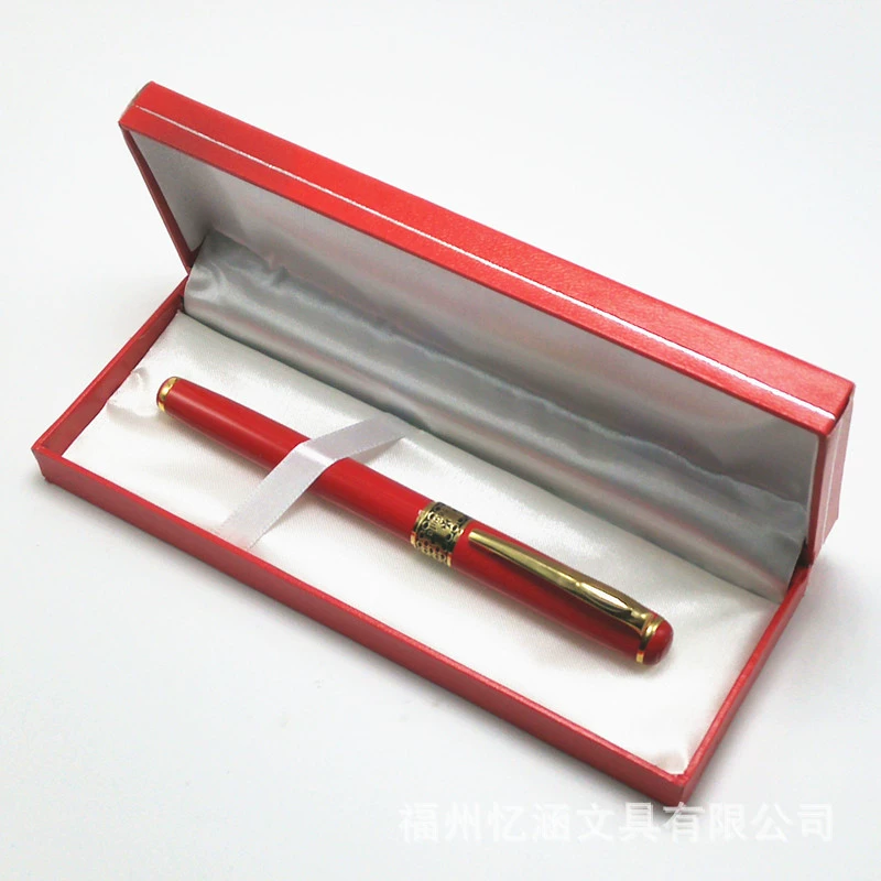 Gift pen, plastic metal box, Birthday gift, 100 pieces