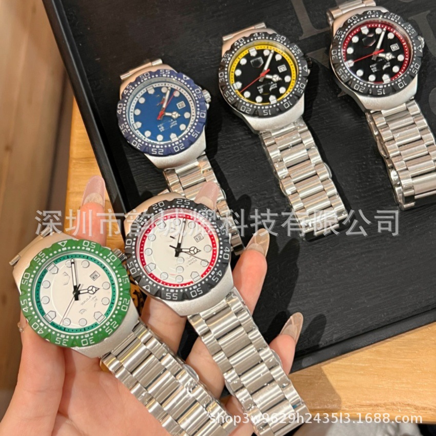 Foreign Trade Men's Fashion Three-Hand Quartz Stainless Steel Watch Taijia F1 Series Men's Watch Manufacturer Wholesale