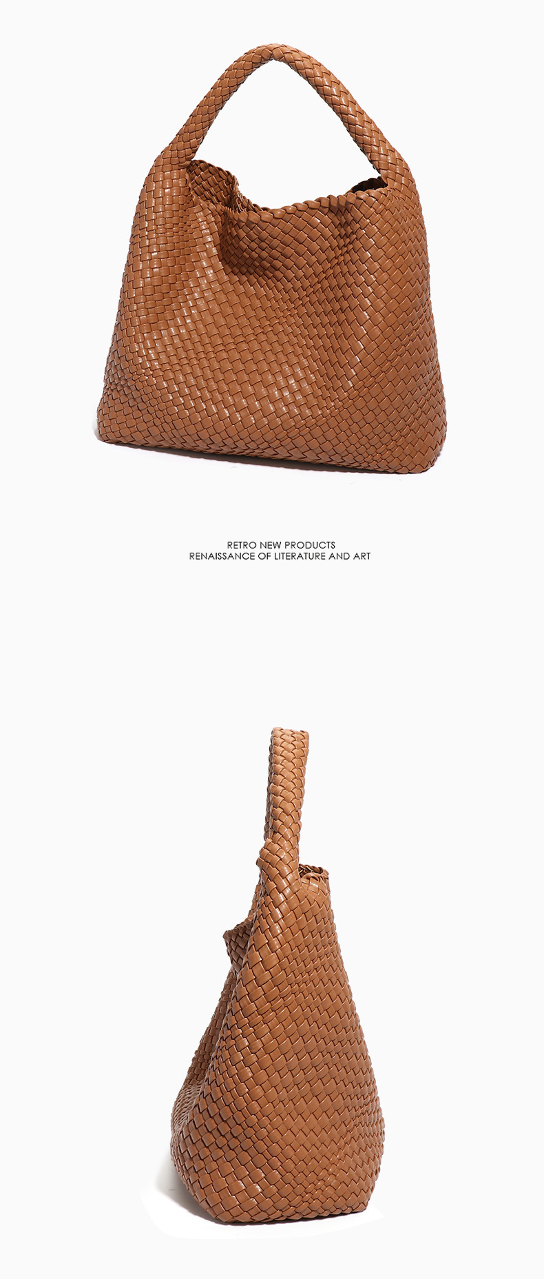 Túi tote nữ handmade đan móc phong cách Hàn Quốc dung lượng lớn kiểu mẹ con chi tiết 9