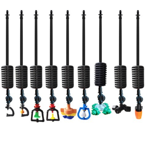 Colgante micro spray traje de rociadores de efecto invernadero pulverización automática rotación refracción atomización riego ahorro de agua colgando micro spray