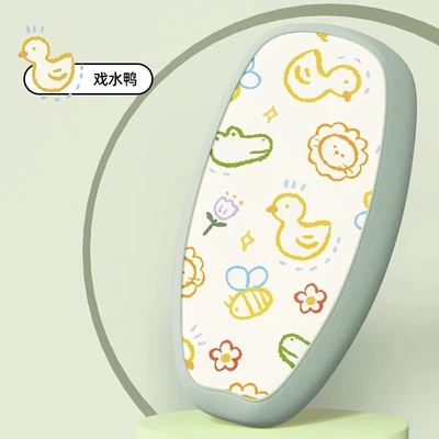 Sandwich Seat Cover, Electric Vehicle Electric car cushion - green-edge-playing-duck-m