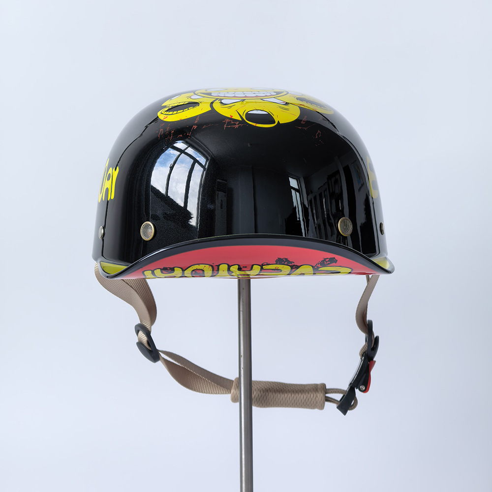 Motorcycle helmet, electric vehicle helmet, riding safety helmet, unisex half helmet 305