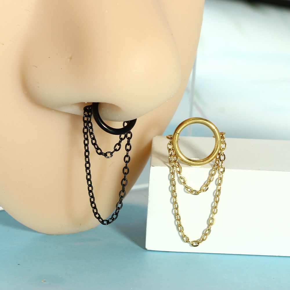 16G labret stud size and finish detail