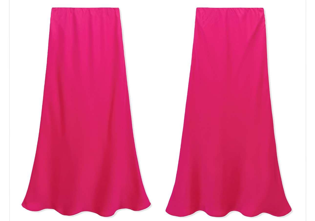 Bộ áo gile + chân váy nữ phong cách Trung Hoa mới, chất liệu jacquard cao cấp, form thắt eo thanh lịch — Áo khoác Carmine, Trang phục [Áo khoác màu hồng+váy đỏ], Màu đỏ nửa váy chi tiết 16