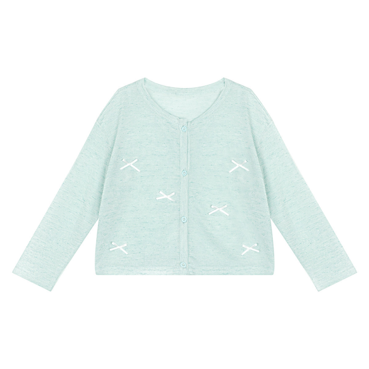 Baby abrigo solar delgado niñas cardigan verano 2026 nueva camisa de aire acondicionado de niñas casual con ropa infantil image 7