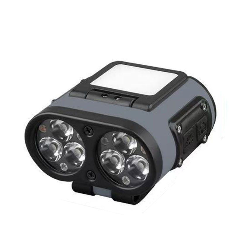 Luz transfronteriza de luz fuerte inducción ajustable de cinco velocidades lámpara de clip de sombrero desmontable luz de alta potencia luz de luz remota al aire libre