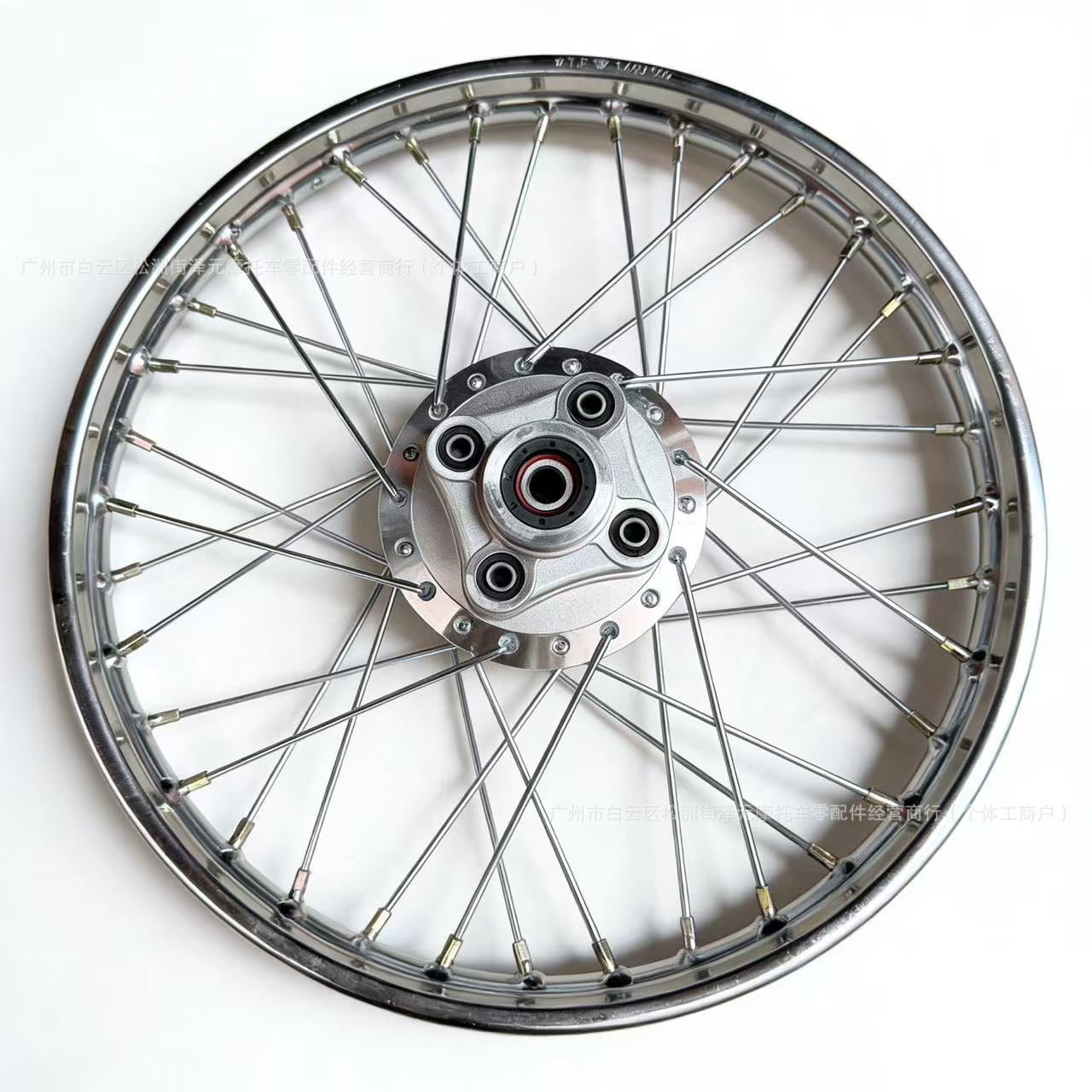 Cg125 Motorcycle Rim Zj125/Cg125 Motorcycle Modified Retro Wheel Front and Rear Wheel Assembly Set
