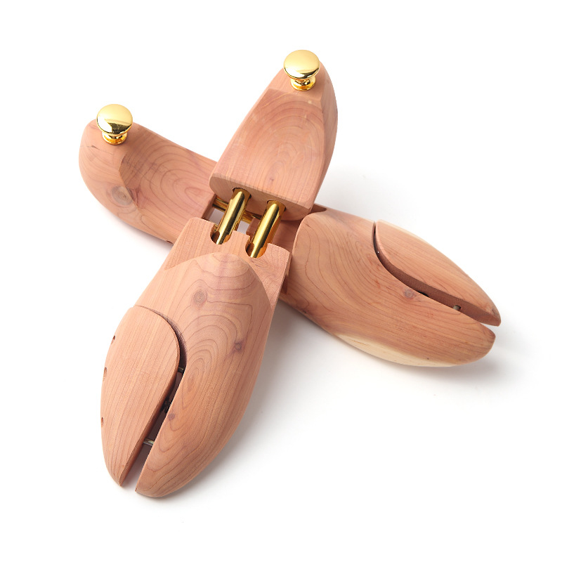 En stock zapato de madera de cedro ajustable al por mayor últimas Ventas Directas excelente mano de obra durable zapato de madera de cedro de alta calidad último soporte de zapato de cuero
