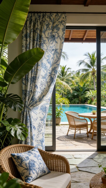 American-Style, French-Style, New Chinese-Style, Cotton-Linen Imitation, Pastoral Style, Nanyang Style, Semi-Blackout Curtains for Bedroom and Living Room American-Style, French-Style, New Chinese-Style, Cotton-Linen Imitation, Pastoral Style, Nanyang Style, Semi-Blackout Curtains for Bedroom and Living Room